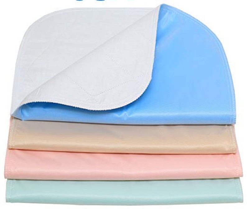 100% Cotton Washable Bed Pads Chair Pads Heavy Weight Soaker ...