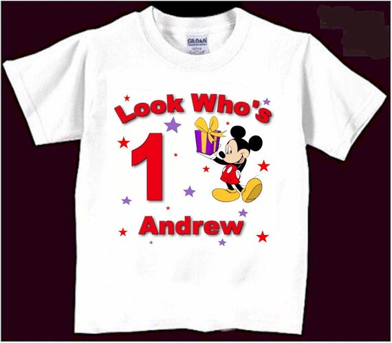mickey mouse birthday shirt 2