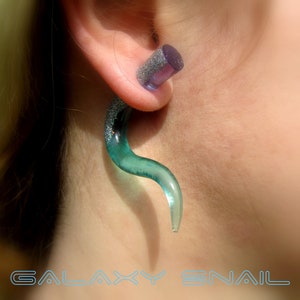 Earrings The Moonlight  Faux Gauges  Fake Plugs