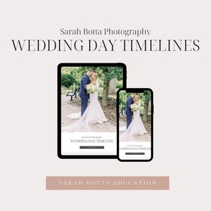 Wedding Photography Timeline, Photography Timeline, Wedding Day Timeline, Photography Templates, Client Experience, Sample Timeline image 1