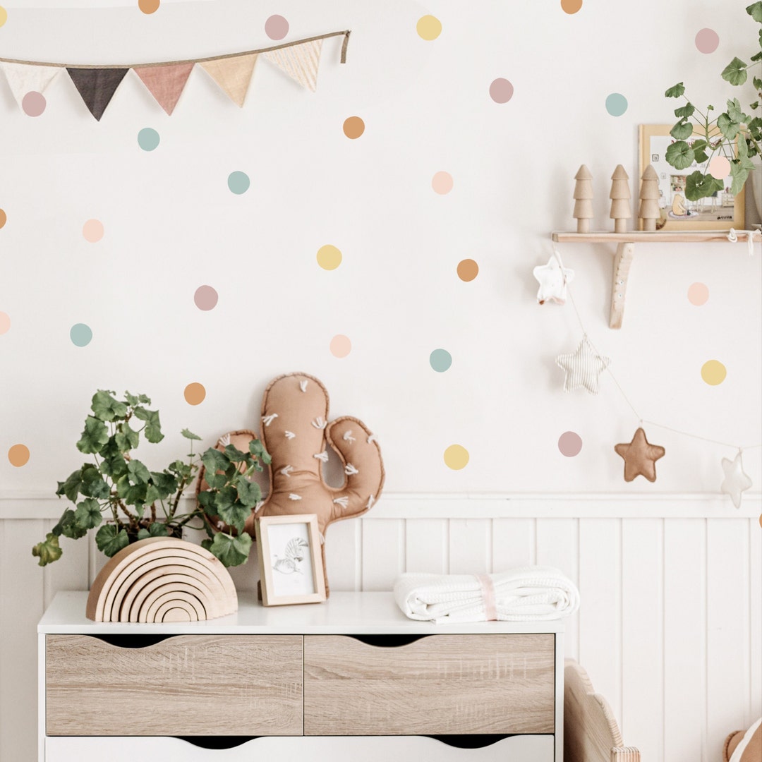 Dots Wall Decal Boho Nursery Wall Decal Stickers Girls Room Decor Gift ...