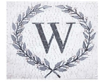 Custom Mosiac Logo Letter