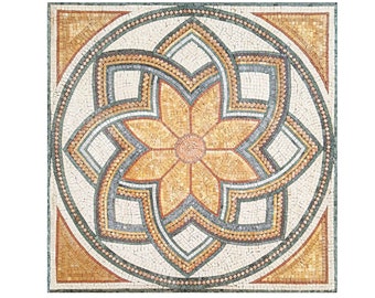 Star Design Marble Mosaic Tile for Backsplash or Flooring Medallion.Customization available, Indoor/Outdoor Ok.