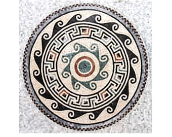 Roman Style Mosaic Medallion