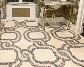 Bath & Shower Marble Mosaic Flooring