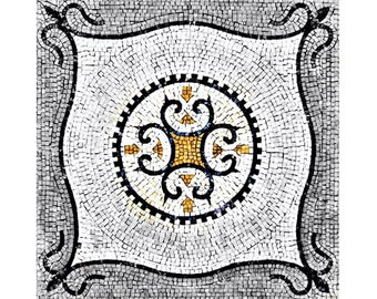 Handcrafted Marble Mosaic Tile: Kitchen Backsplash, Indoor/Outdoor