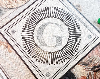 Tesla Coil Logo Mosaic Medallion