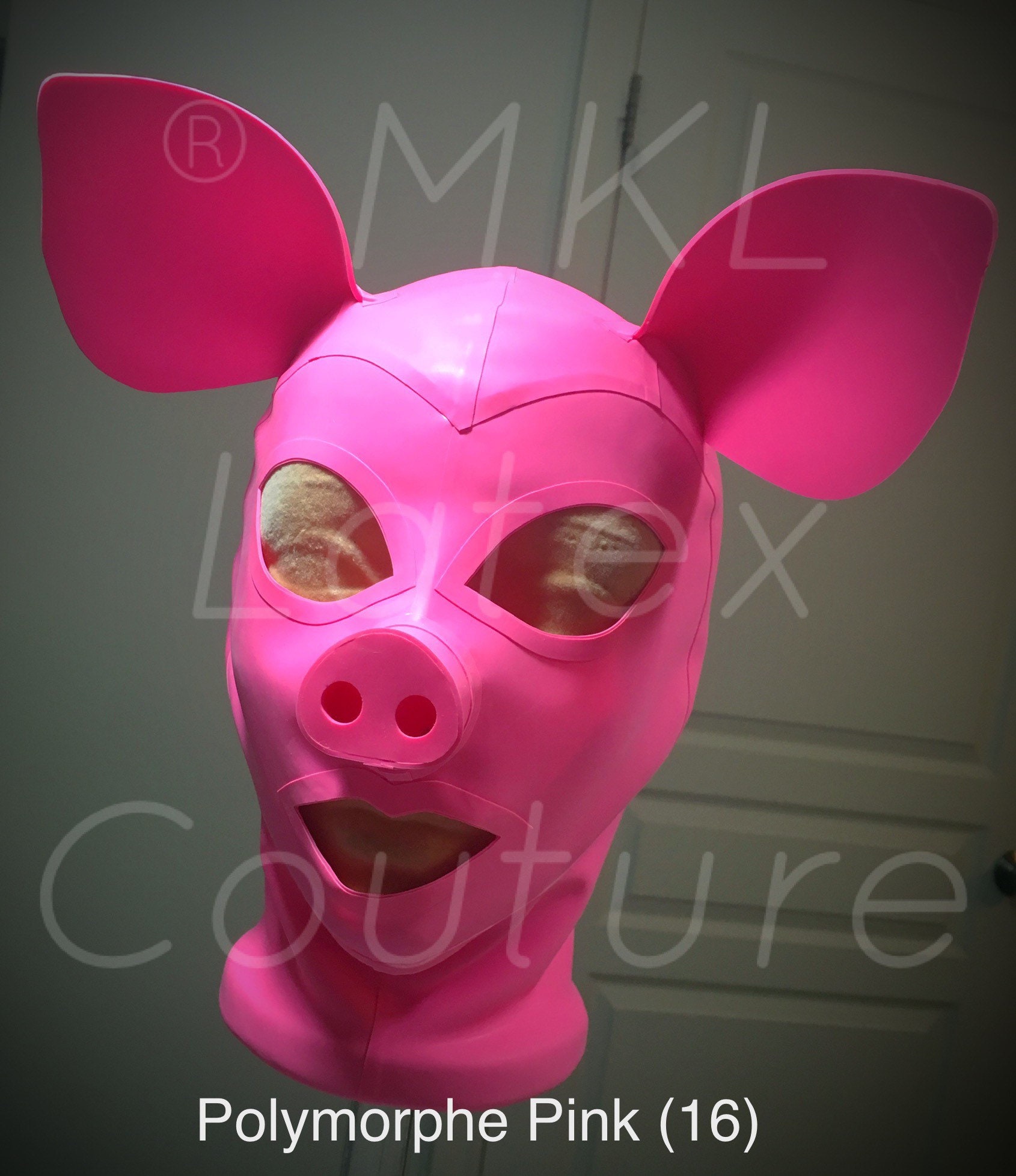 The Piggy Latex Hood