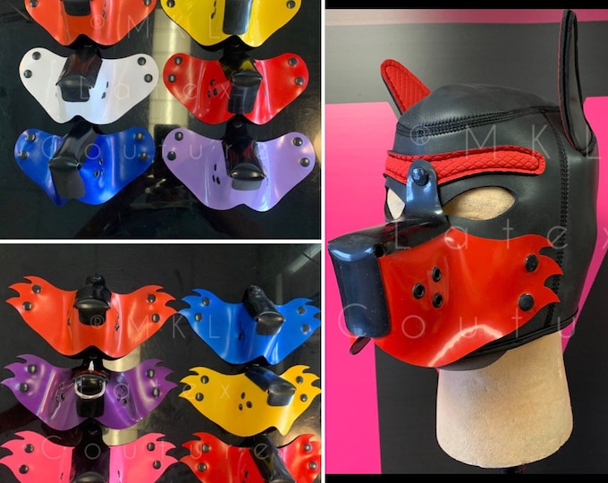 Muzzle only for Doggy/Puppy Latex Hood (*Neoprene compatible)