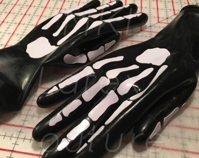 Grim Reaper Latex Gloves