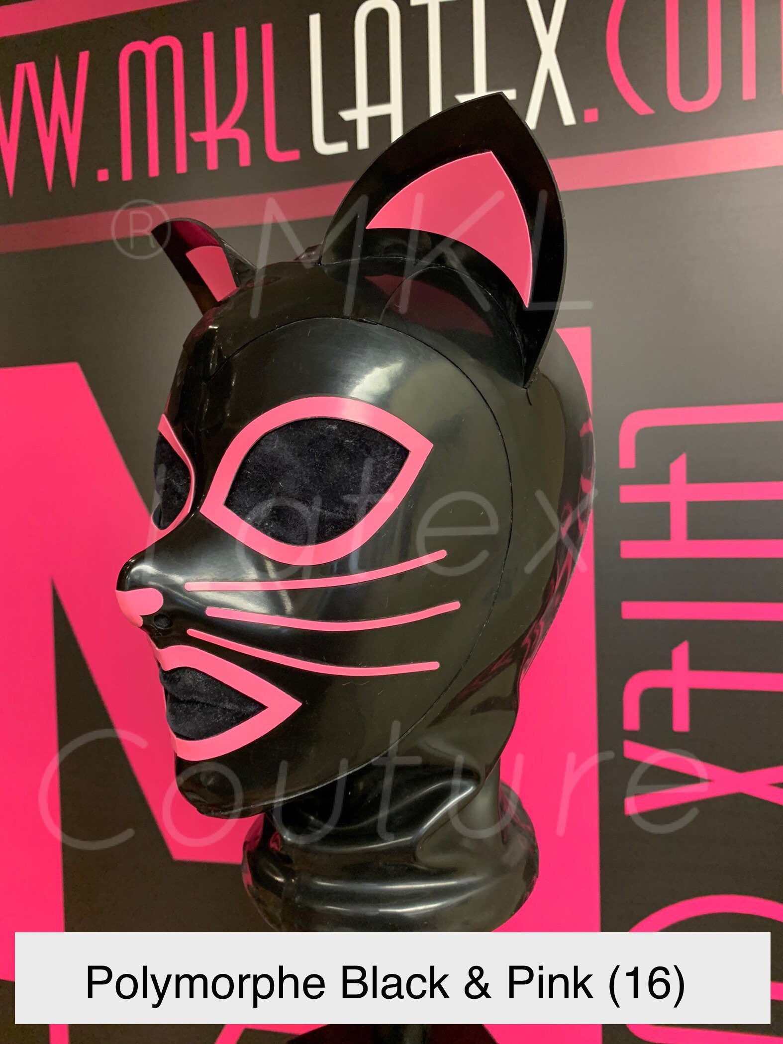 Kinky Kitty Latex Hood