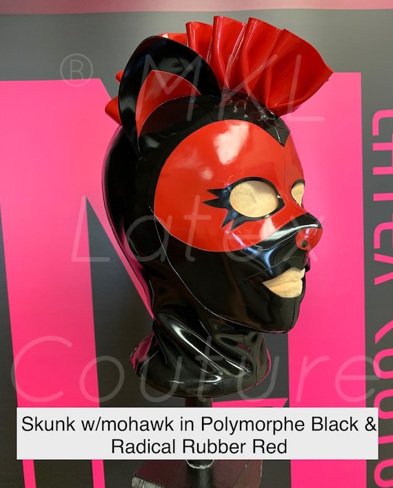 The Skunk Latex Hood - Etsy 日本