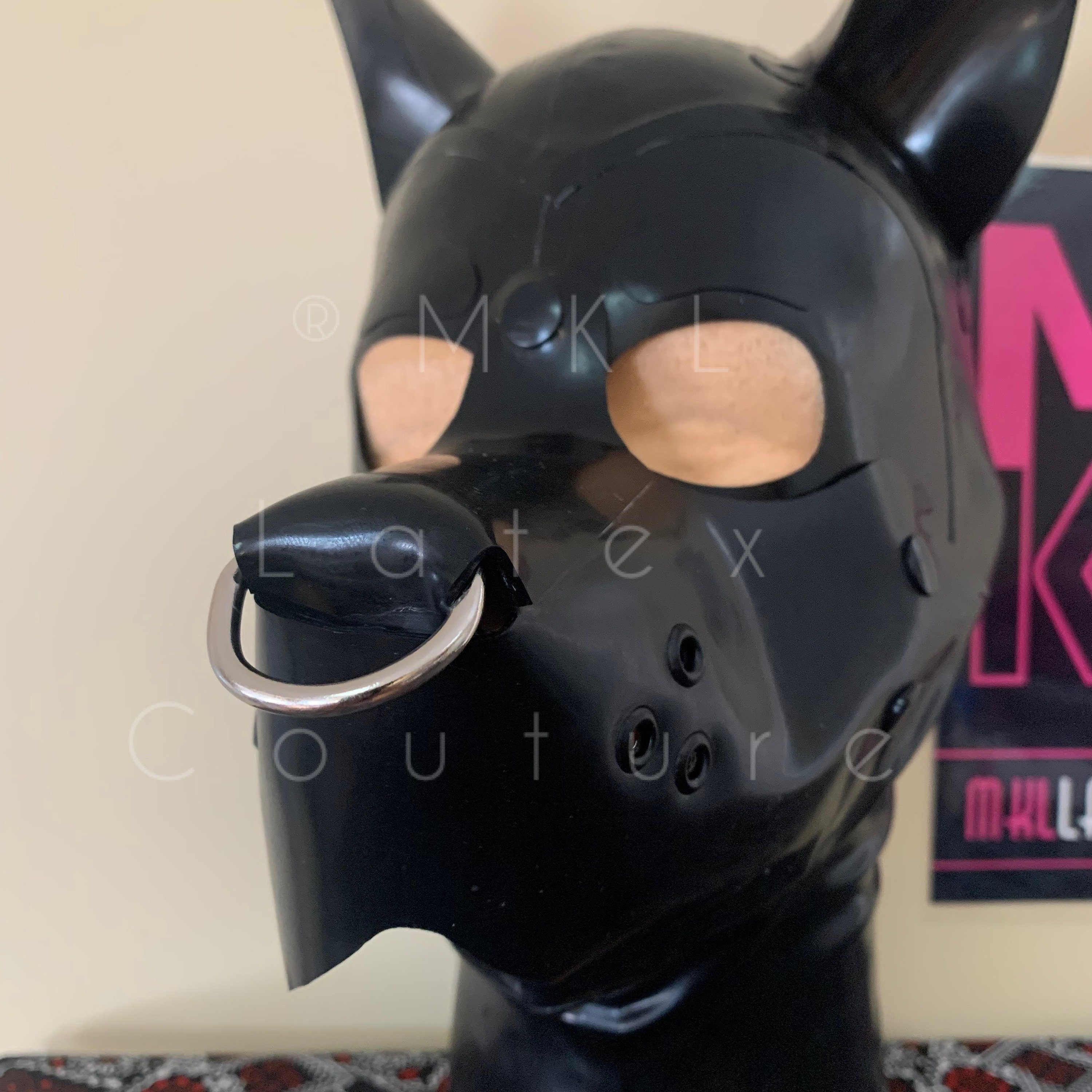 Muzzle Piercings for MKL Doggy/Puppy Latex Hood Only