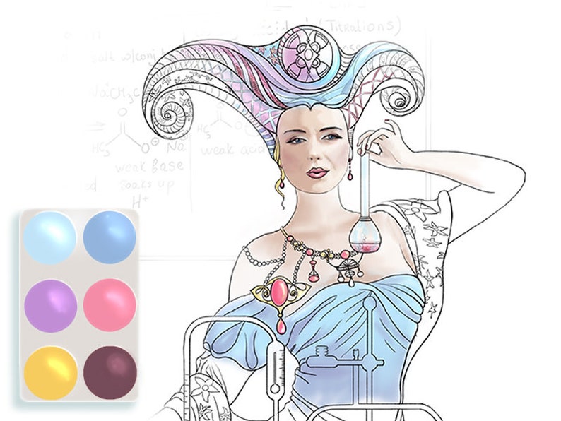Female fantasy adult art