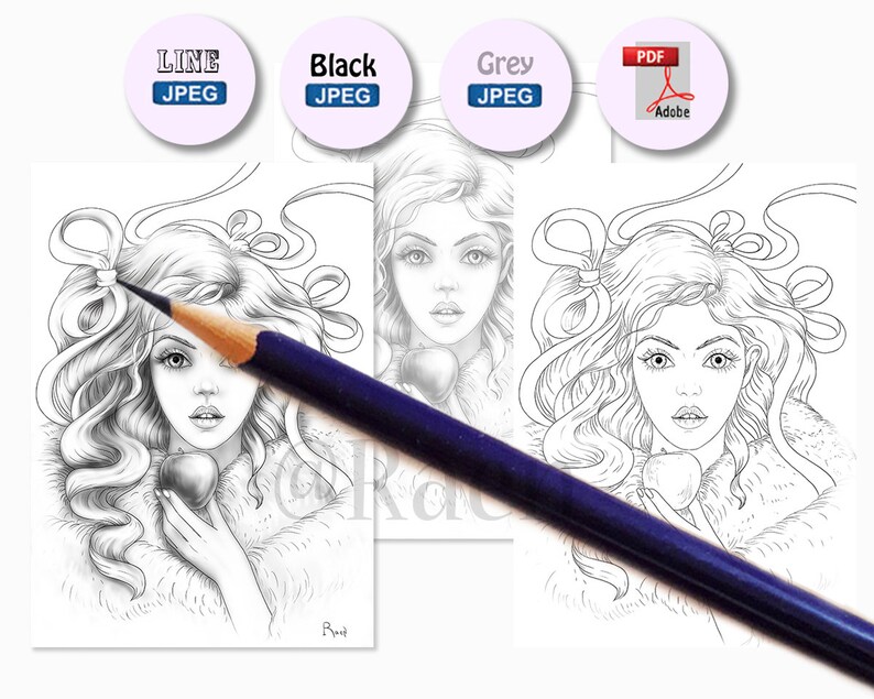 Digital Coloring Book By Raen Are You Real Downloadable Etsy