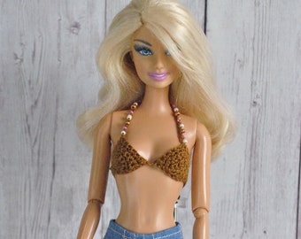 Beautiful handmade clothes for 1/6 scale and similar size  doll - Crochet Bra