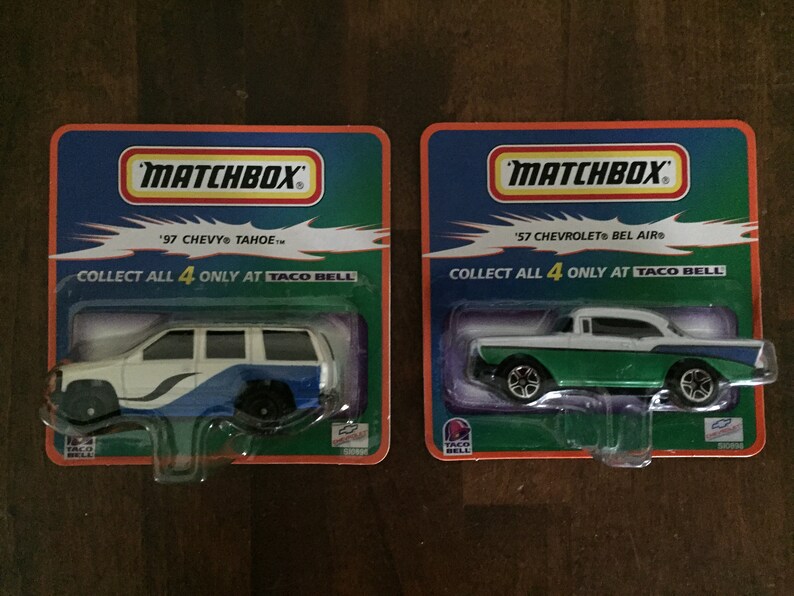 taco bell matchbox cars