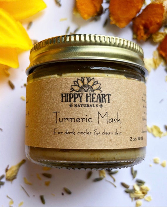 Turmeric Under Eye and Face Mask dark circles and acne Mask Etsy