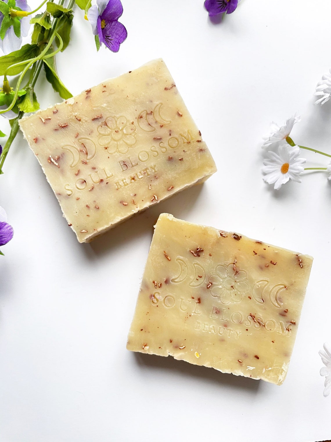 Bloom floral soap vegan soft wildflower soap Etsy