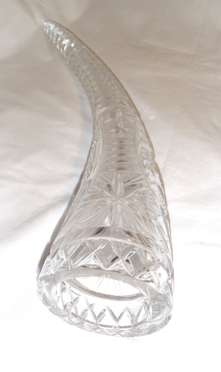 Vintage horn Crystal horn Soviet Crystal horn for drinking Etsy