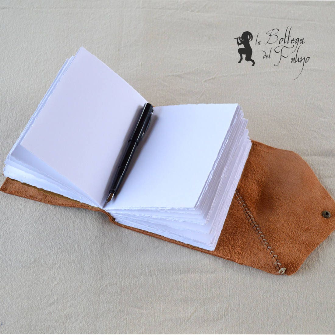Quaderno in cuoio sketchbook rilegato a mano Etsy 日本