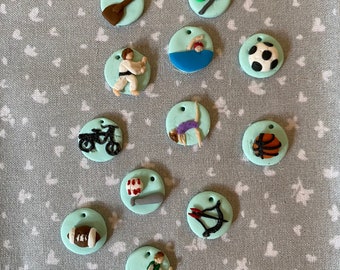 Sports charms