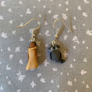 Pocahontas and Meeko earrings