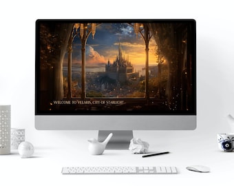 Velaris Desktop Wallpaper ACOTAR ACOMAF Fanart Night Court