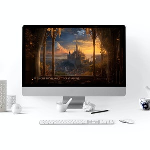 Velaris Desktop Wallpaper ACOTAR ACOMAF Fanart Night Court