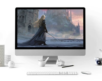 Celaena Throne of Glass Desktop Wallpaper TOG Fanart