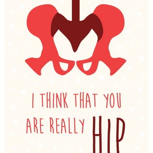 Funny Medical/Bones Valentine's Day Card Download 8 Printable Cards Great for physiotherapists, doctors, med students, nurses image 5