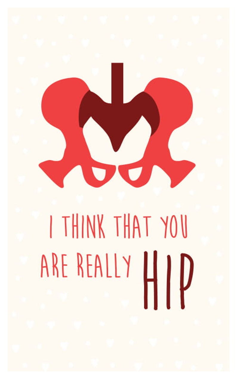 Funny Medical/Bones Valentine's Day Card Download 8 Printable Cards Great for physiotherapists, doctors, med students, nurses image 5