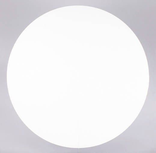 White circle