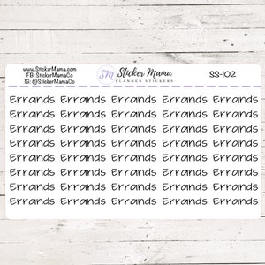 SS-102 - Pegatinas para agenda de JenPlans SCRIPT - Pegatinas con guiones