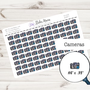 KAMERA PLANNER STICKERS I107 Kamera Aufkleber Bild Aufkleber Planer Foto Ops Kits Bild nehmen Aufkleber Kamera Sticker Kit Fotografie
