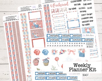 Call of the Werewolf Standard VerticalDeluxe Weekly Kit Planner Stickers