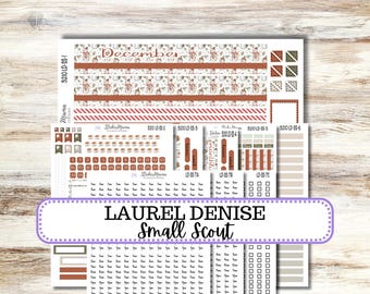 Laurel Denise Small Scout Planner Sticker Kit 3210 | December Frosty Friends | 9-26