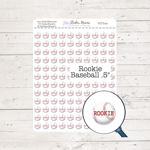 ROOKIE HONKBAL Stickers SS-1105ar honkbalstickerkit Stickers voor honkbalsport Stickers honkbalspellen honkbaloefening