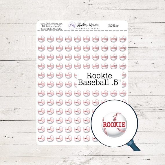 ROOKIE BASEBALL Stickers SS-1105ar baseball sticker kit Stickers for baseball sports Stickers baseball games baseball practice