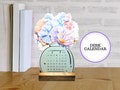 Flower Desk Calendar 2025 || Holiday Gift || Christmas Gift || Teachers Gift || Co-Worker Gift || Birthday Gift