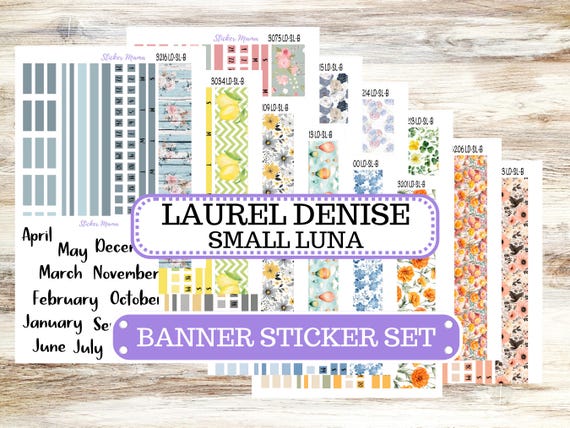 Banner Set | Laurel Denise Small Luna Monthly Header Kit