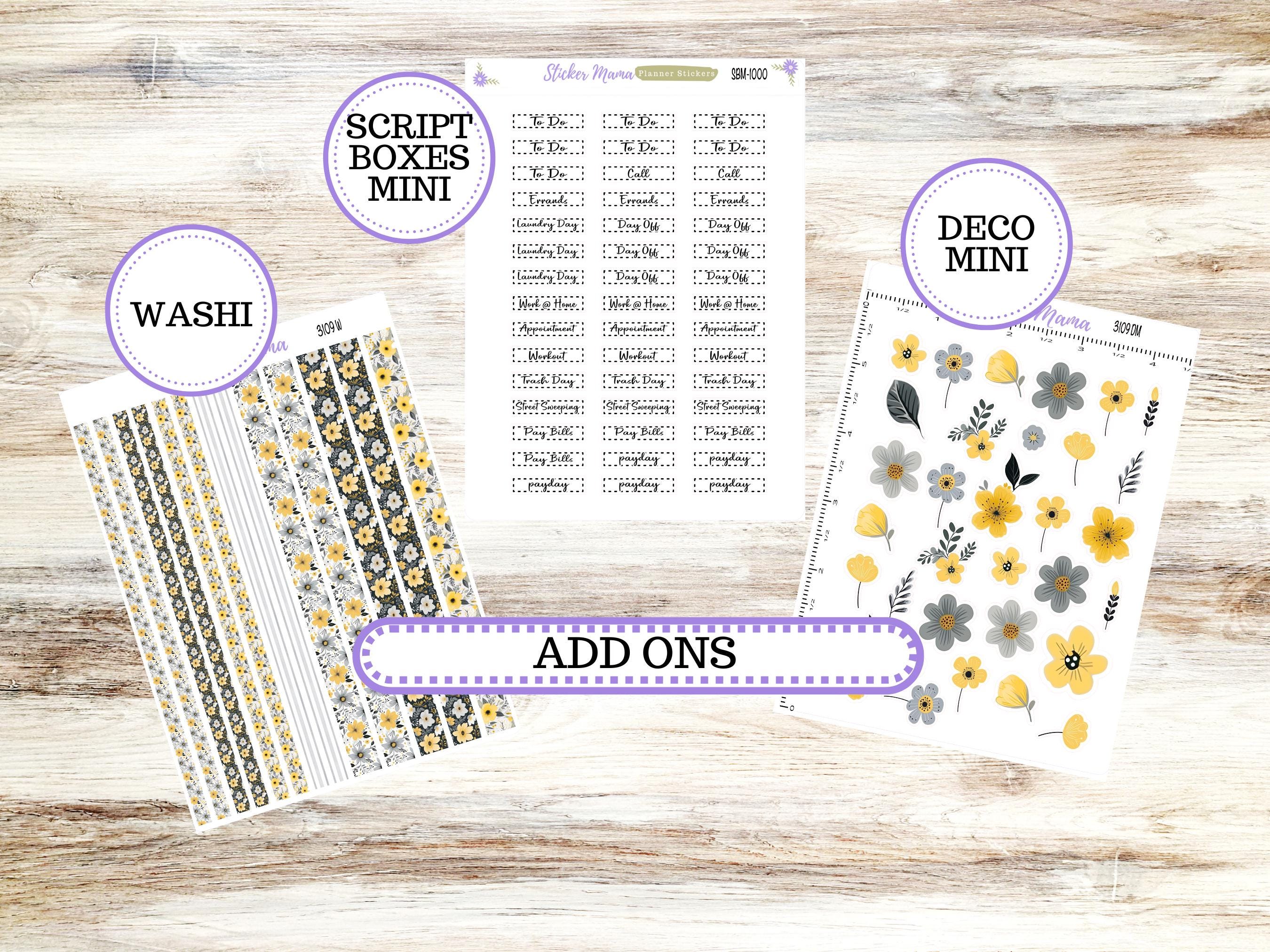 Laurel Denise Small Anne and Nancy Planner Sticker Kit | May Flowers ...