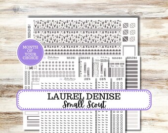 Laurel Denise Small Scout Planner Sticker Kit 3225 | Sleek Season | Month of Choice | 9-26