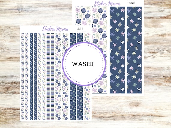 Washi Planner Stickers | Tropical Trinkets 3219