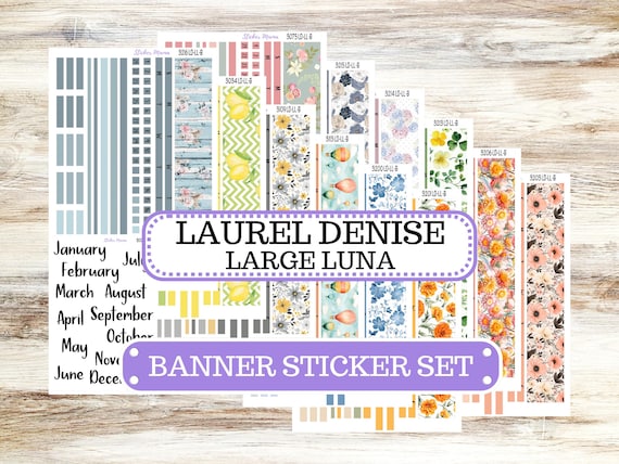 Banner Set | Laurel Denise Large Luna Monthly Header Kit