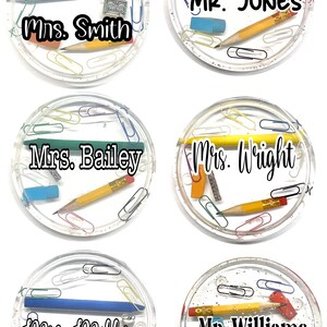 Teacher Coasters || Teacher Gifts || Teacher Appreciation || Teacher Birthday || Teacher Christmas