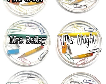 Teacher Coasters || Teacher Gifts || Teacher Appreciation || Teacher Birthday || Teacher Christmas