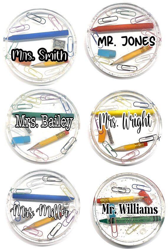 Teacher Coasters || Teacher Gifts || Teacher Appreciation || Teacher Birthday || Teacher Christmas