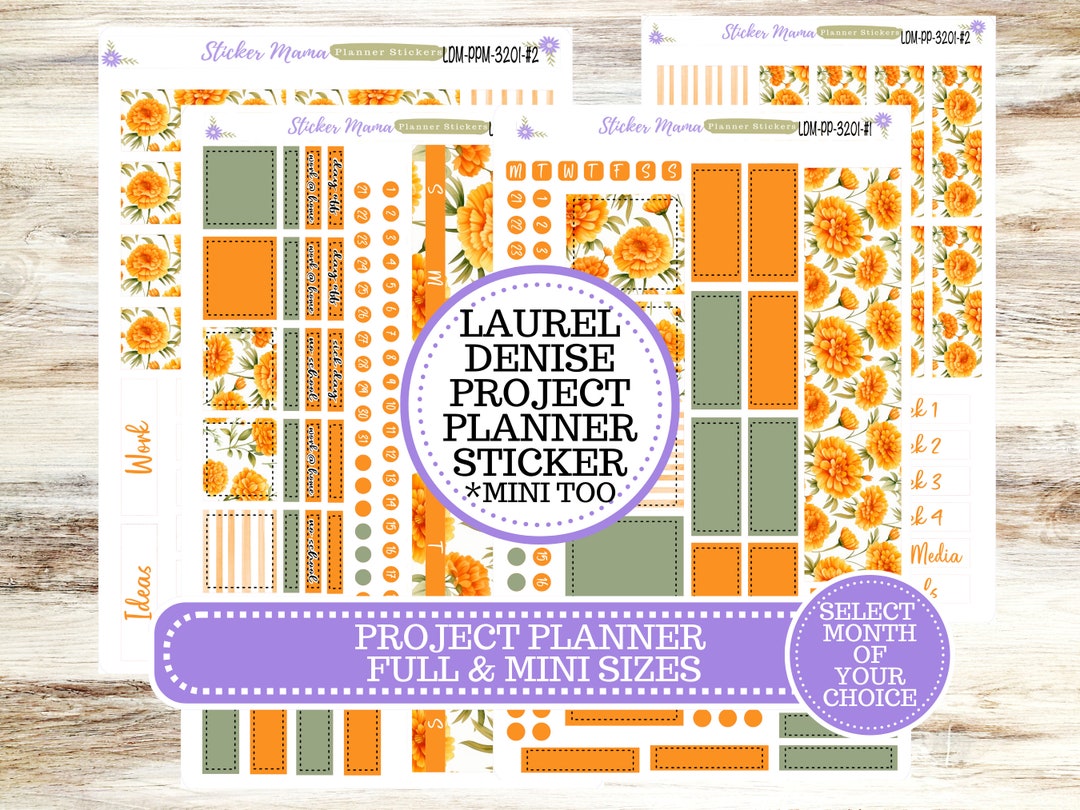 LAUREL DENISE PROJECT December Planner Kit 3201 Fall Colors Laurel ...