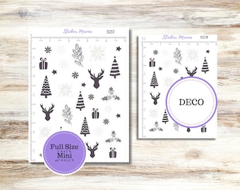 Deco 3225 | Sleek Season | Planner Stickers | Christmas Stickers